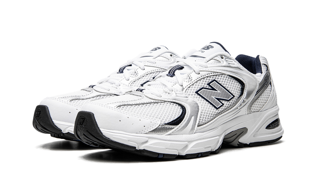 New Balance 530 White Silver Navy