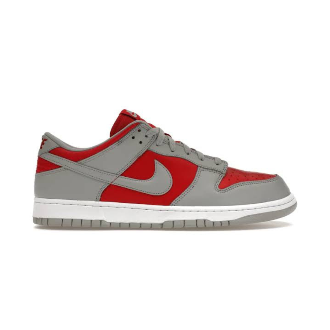 Nike Dunk Low Varsity Red and Silver